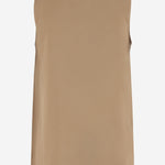 TOP SENZA MANICHE IN COTONE STRETCH POPPYC TE075C322 Q-WINS 