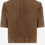 GIACCA IN PELLE SCAMOSCIATA CON MORSETTO 815070 XNA5C2234 GUCCI 