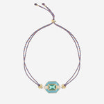 BRACCIALE TURQUOISE ART DECO BR369 ORO MYA BAY 