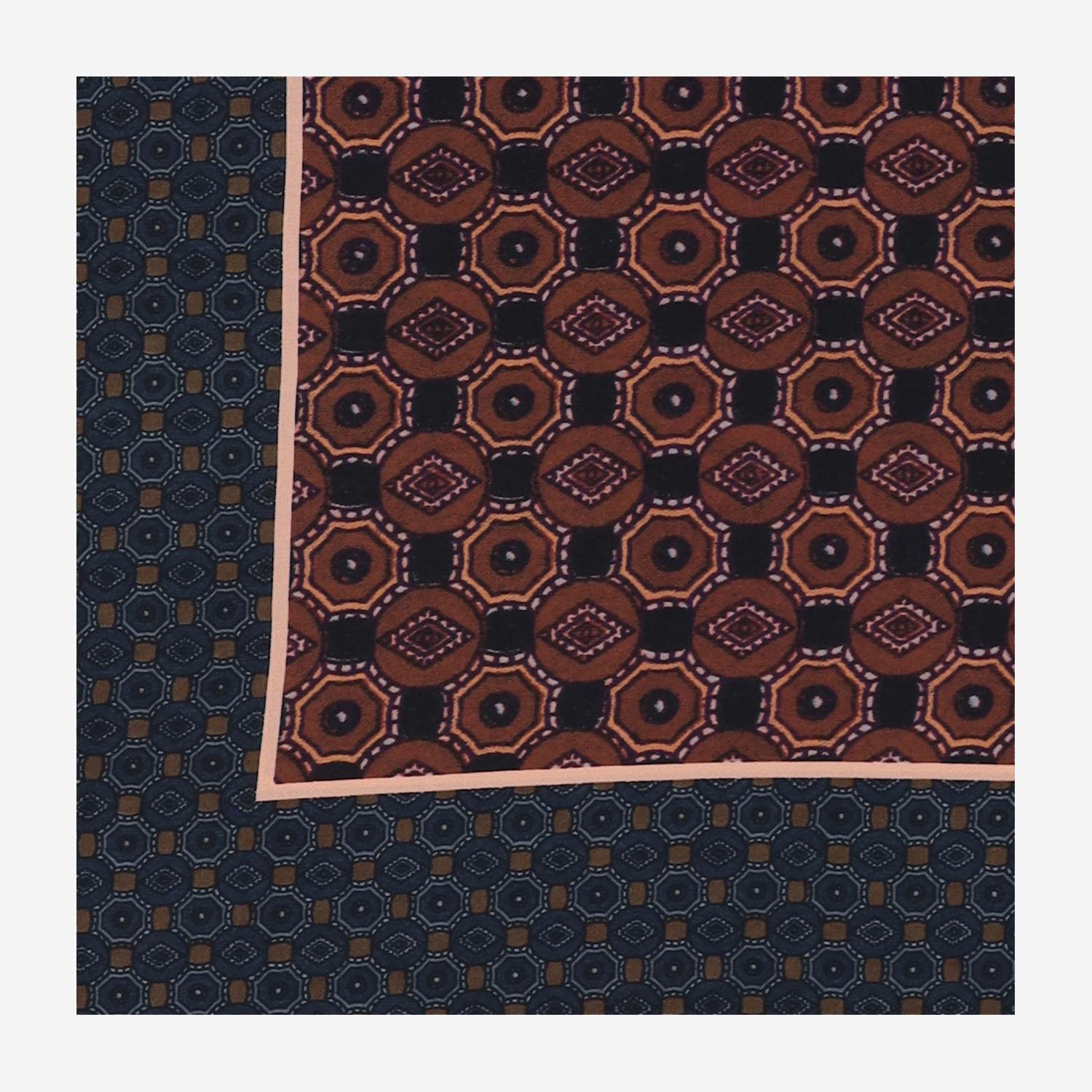 FOULARD IN SETA CON MOTIVO GEOMETRICO 011300 2210701 DRIES VAN NOTEN 