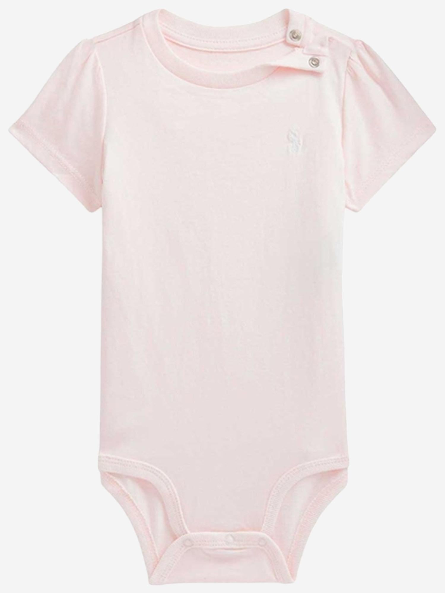 BODY IN COTONE CON LOGO 310851071002 DELICATE PINK POLO RALPH LAUREN KIDS 