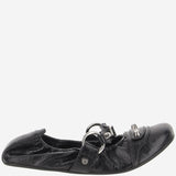 BALLERINA IN PELLE CON BORCHIE 828095 WAD4Y1080 BALENCIAGA 