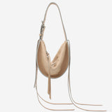 Borsa amaca con frange in pelle martellata AMACASOUFFLE 096SL RADICA STUDIO 