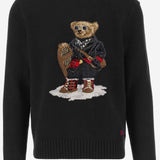 MAGLIONE IN COTONE E CASHMERE CON POLO BEAR 710982140 001 POLO RALPH LAUREN 