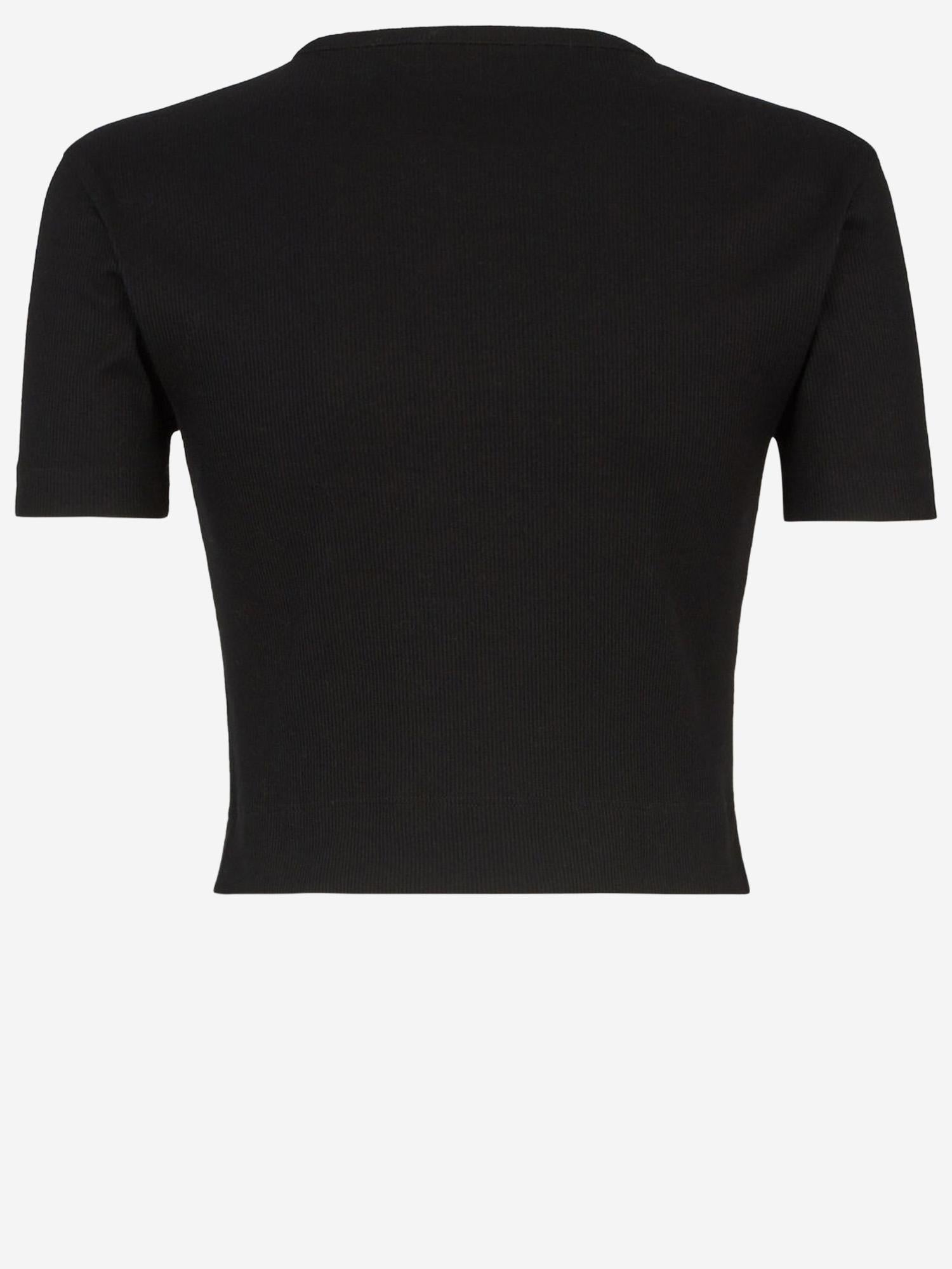 TOP IN COTONE STRETCH CON LOGO FS8110 ANQMF0GME FENDI 