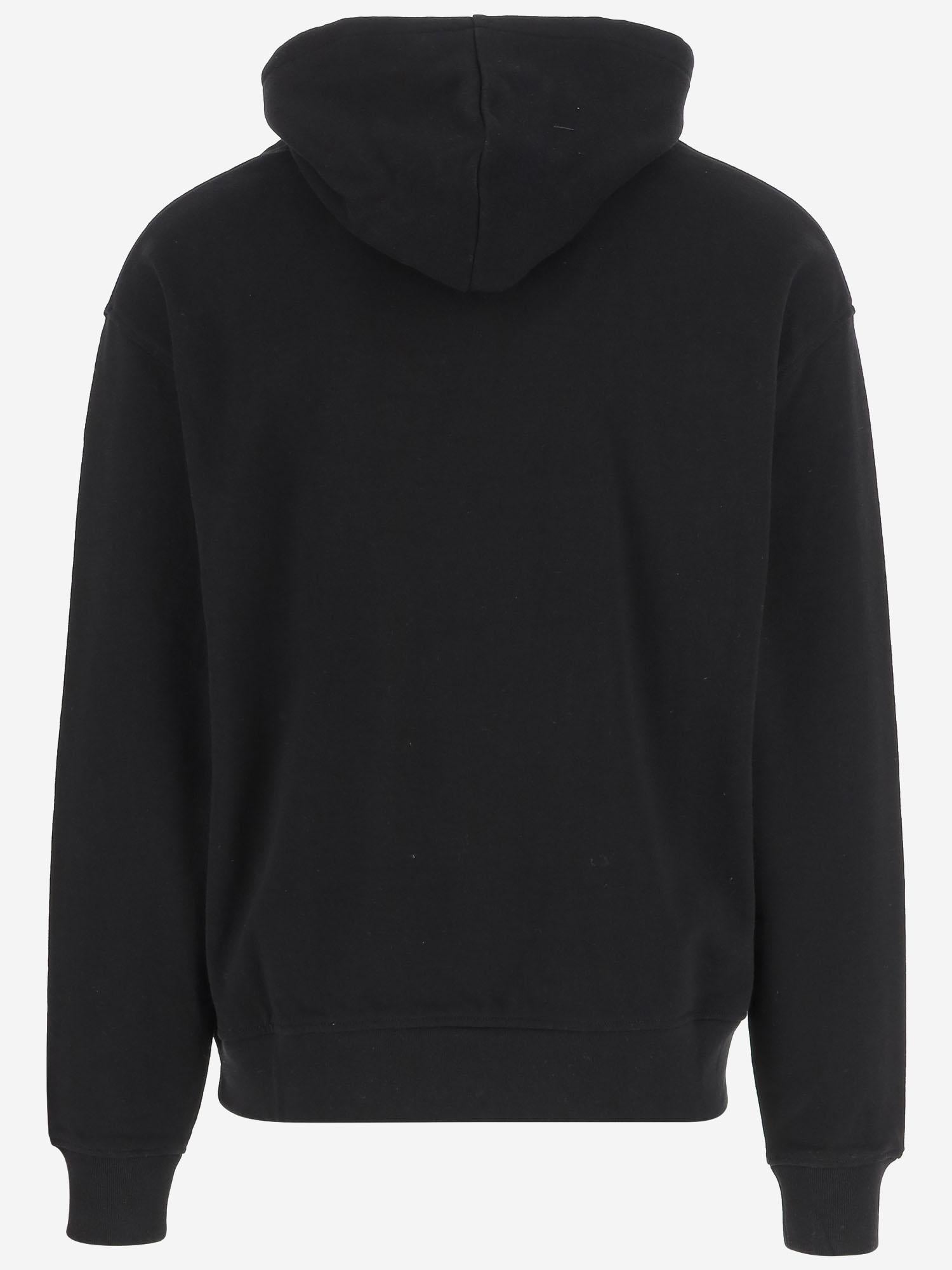 FELPA IN COTONE CON LOGO IC25378 BLACK ICECREAM 