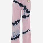 JEANS IN COTONE CON MOTIVO TIE-DYE DAM26TU2 PINK DONT @ ME 