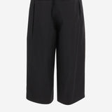 PANTALONI CROPPED IN COTONE E SETA S359Y04XHW 1100 LOEWE 