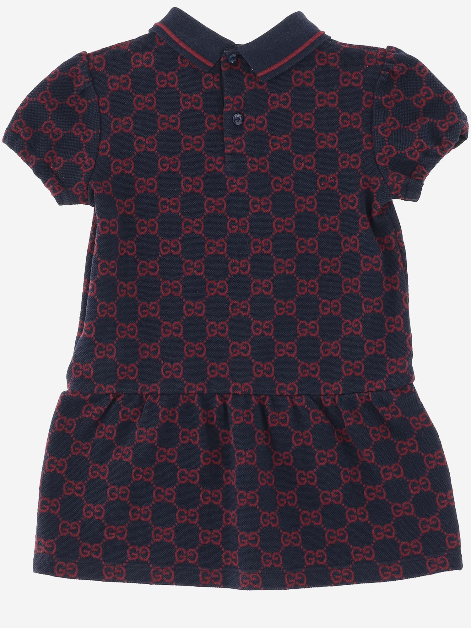 ABITO IN COTONE GG 828785 XJHBA4390 GUCCI KIDS 