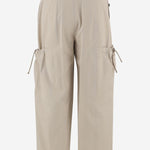 PANTALONI CARGO IN COTONE STRETCH MXMLEPRE 007 MAX MARA 