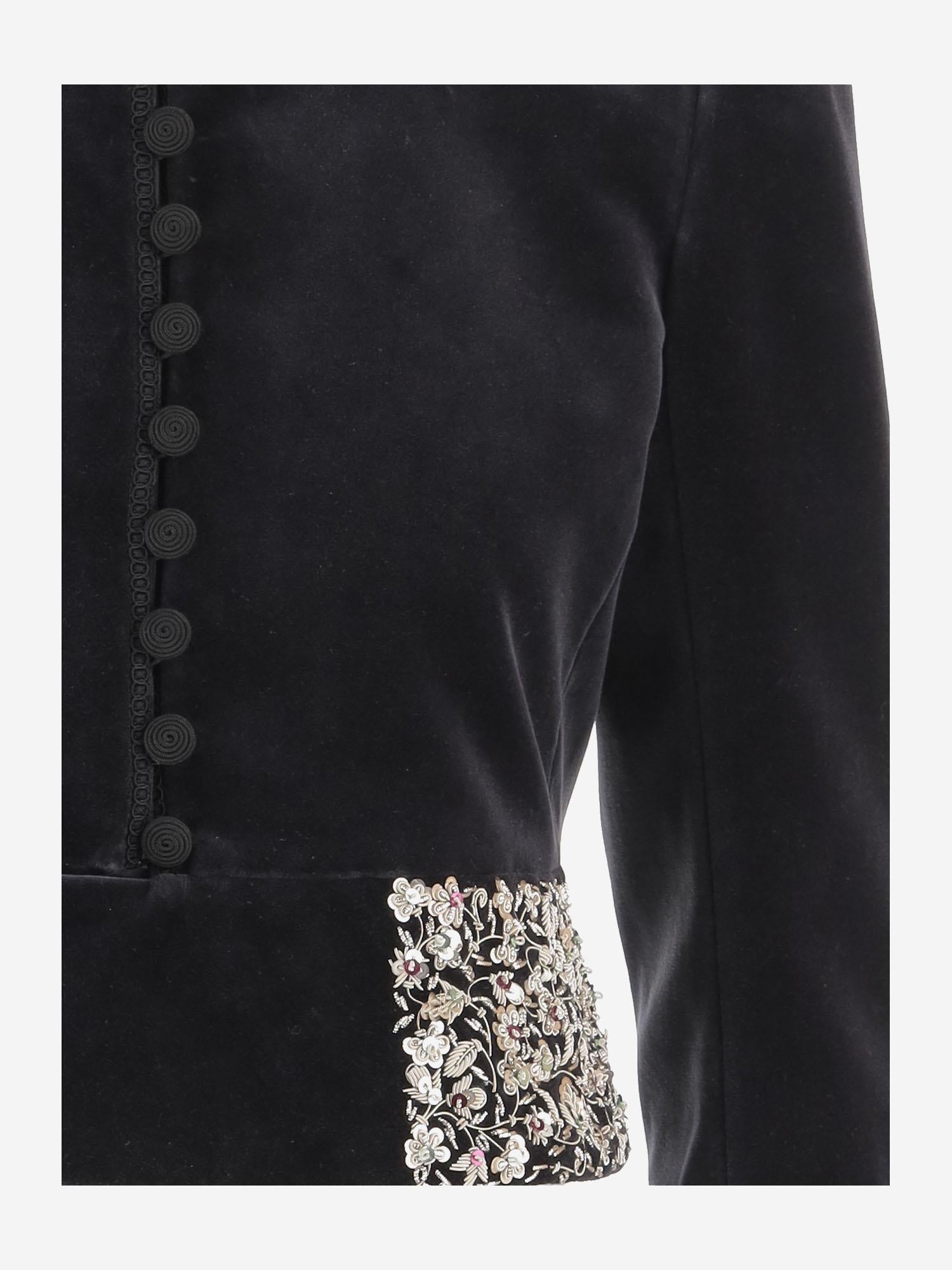 GIACCA SPENCER IN VELLUTO CH25WVE81091 070 CHLOE 