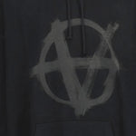 FELPA IN COTONE CON STAMPA UE54HD260B BLACK VETEMENTS 