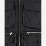 GILET EMBER IN NYLON EMBER VEST KETCHUPBLACK IENKI IENKI 