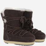STIVALE EVX IN PELLE SCAMOSCIATA E SHEARLING 1470050 M010 MOON BOOT 