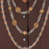 CAMICIA IN SETA CON STAMPA 1024231 1A179525N940 VERSACE 