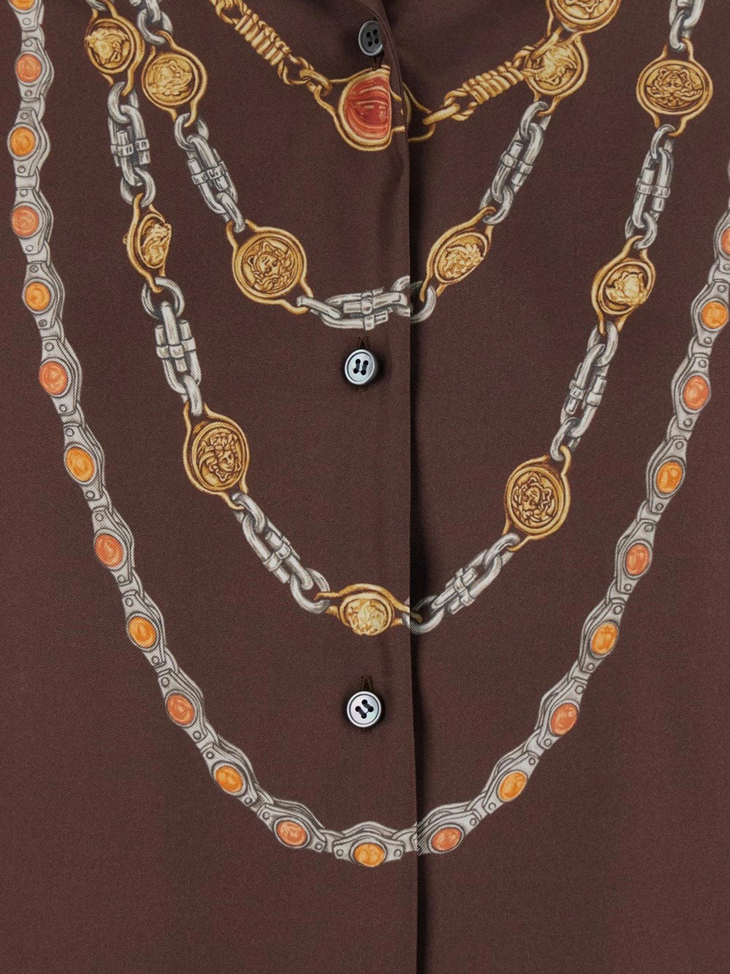 CAMICIA IN SETA CON STAMPA 1024231 1A179525N940 VERSACE 