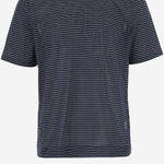 T-SHIRT IN COTONE CON MOTIVO A RIGHE HTS367JE0212 A044 AMI 