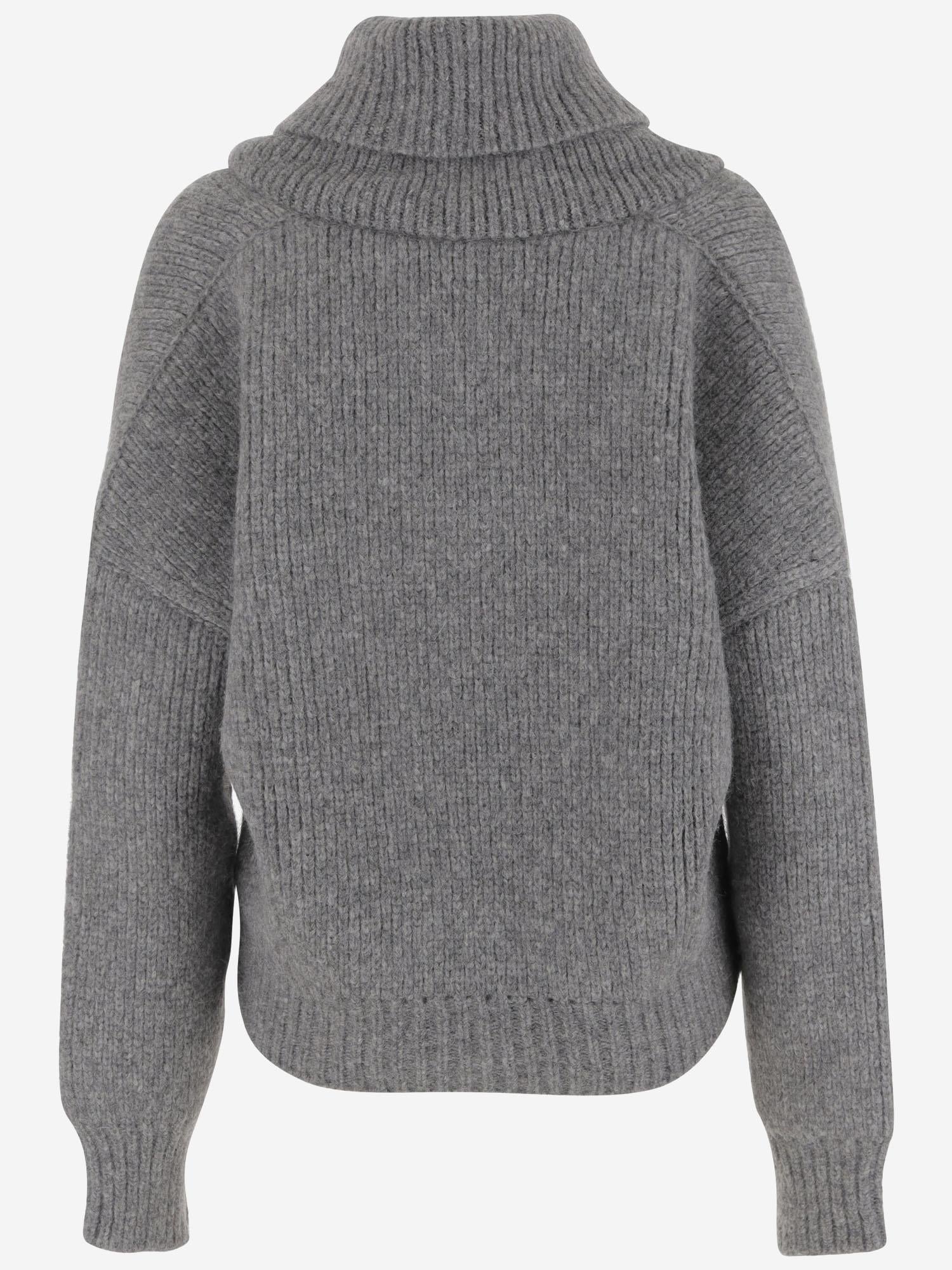 MAGLIONE IN MISTO ALPACA 827215 Y77CE1403 SAINT LAURENT 