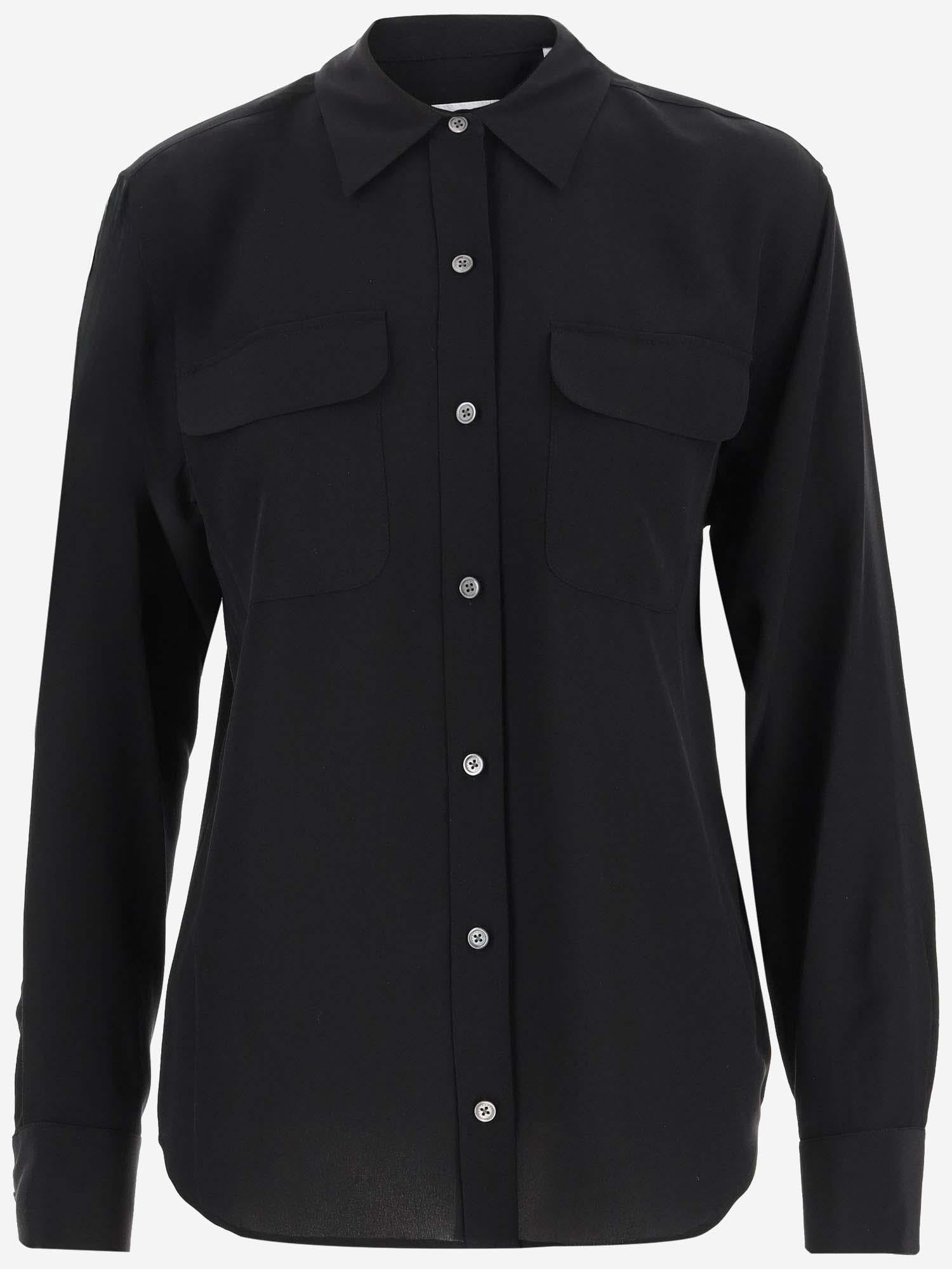 CAMICIA IN SETA Q23E035 TRUEBLACK EQUIPMENT 