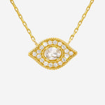 collana WHITE MAJESTIC EYE<BR/> CO427G GOLD MYA BAY 