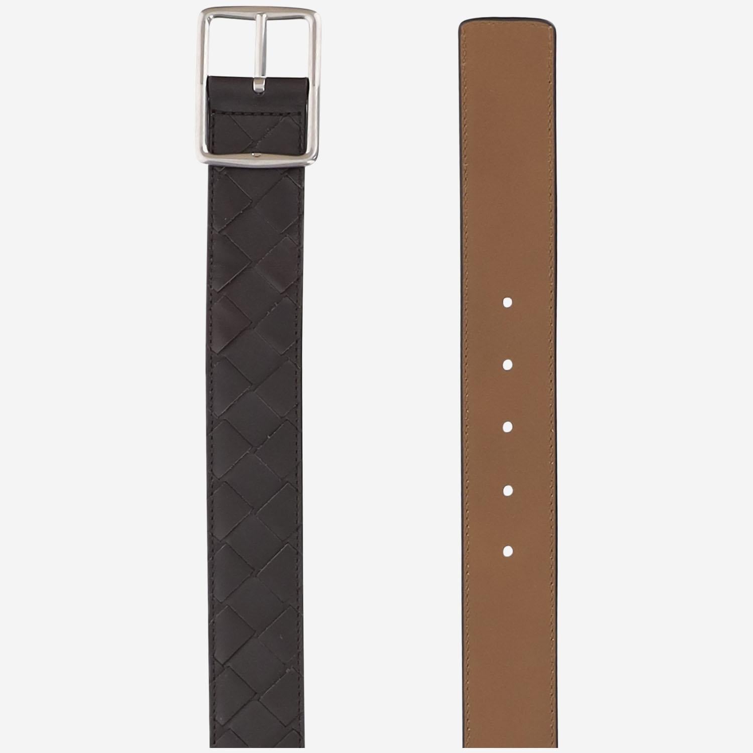 CINTURA REVERSO IN PELLE<BR/> 855888 VCPQ12319 BOTTEGA VENETA 