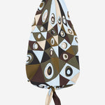 TOP IN SETA CON COLLO IN STAMPA OCCHI 6HRM426H721 048 EMILIO PUCCI 