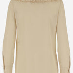 CAMICIA CON RUCHES IN seta 820973 Y3K459520 SAINT LAURENT 