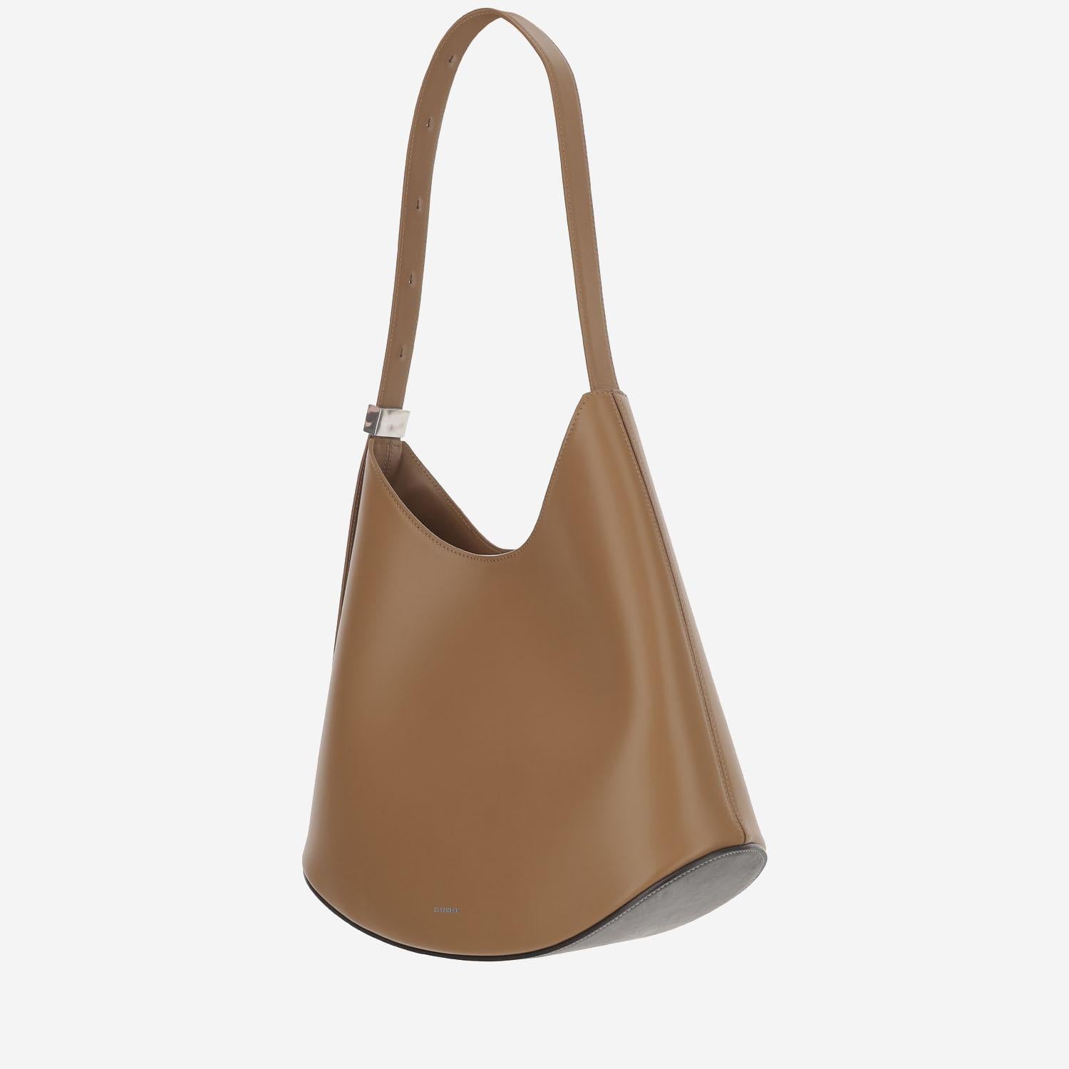 BORSA A SPALLA ELDORADO MEDIA IN PELLE J08ZH0061 P8354226 JIL SANDER 