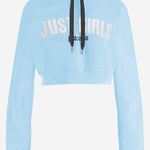 FELPA CROPPED IN COTONE CON LOGO FRONTALE 80PAIT12 CF500217 JUST CAVALLI 