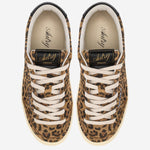 SNEAKERS WINDSCAPE LOW CON MOTIVO ANIMALIER SCLWDY01 SUEDELEOPRINTLEOPBLACK AUTRY 
