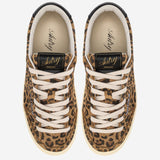 SNEAKERS WINDSCAPE LOW CON MOTIVO ANIMALIER SCLWDY01 SUEDELEOPRINTLEOPBLACK AUTRY 