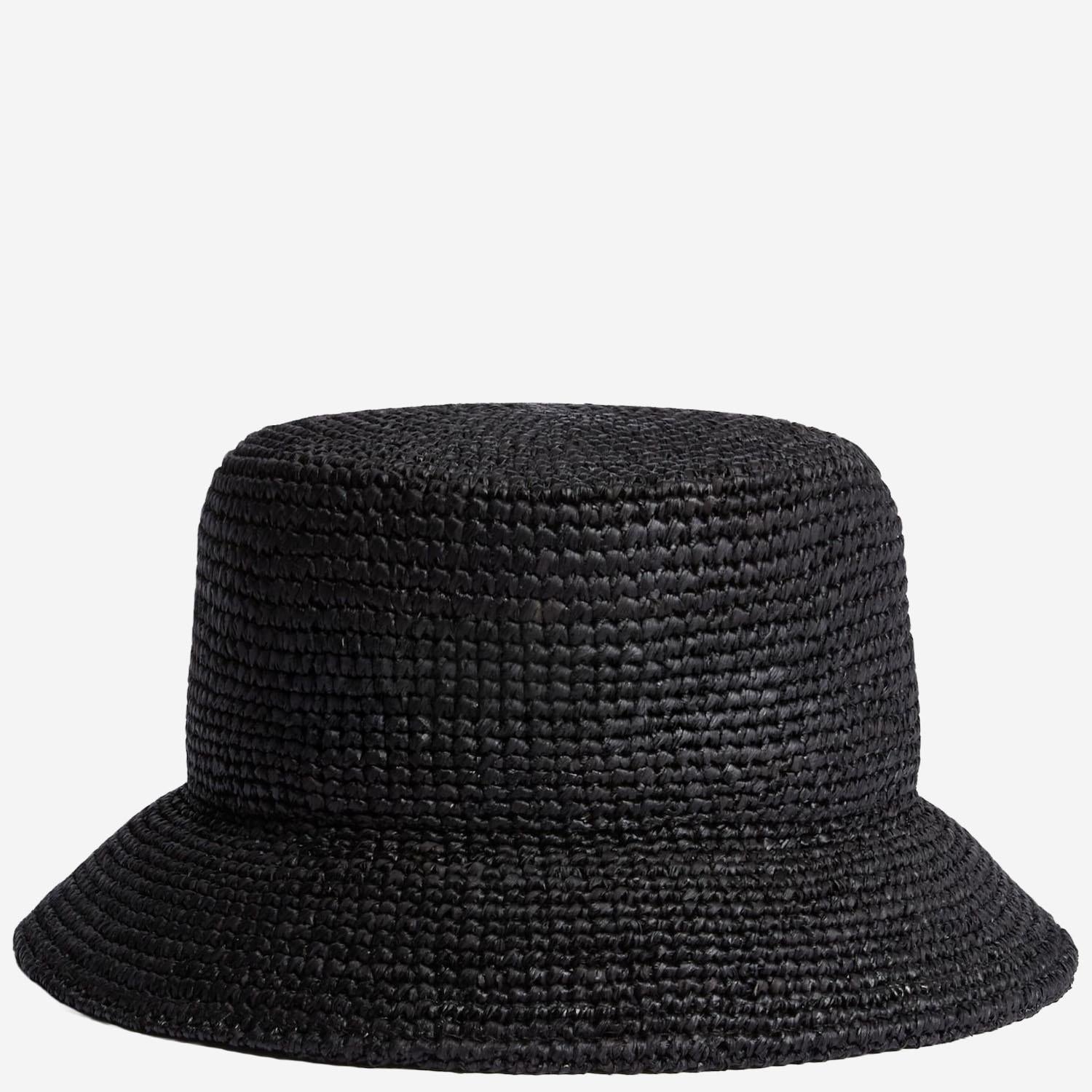 CAPPELLO BUCKET IN RAFIA CON LOGO ACU00835AW00501 990 JACQUEMUS 