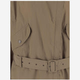 GIACCA CON CINTURA IN NYLON 866196 YZ9GH2576 SAINT LAURENT 