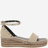 SandalI espadrillas con borchie rockstud 8W2S0HB1 GRRD9Z VALENTINO GARAVANI 