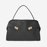BORSA A SPALLA HUG SOFT 219816 007NEROBORGOGNA SALVATORE FERRAGAMO 