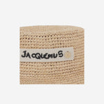 CAPPELLO BUCKET IN RAFIA CON LOGO ACU00835AW00501 142 JACQUEMUS 