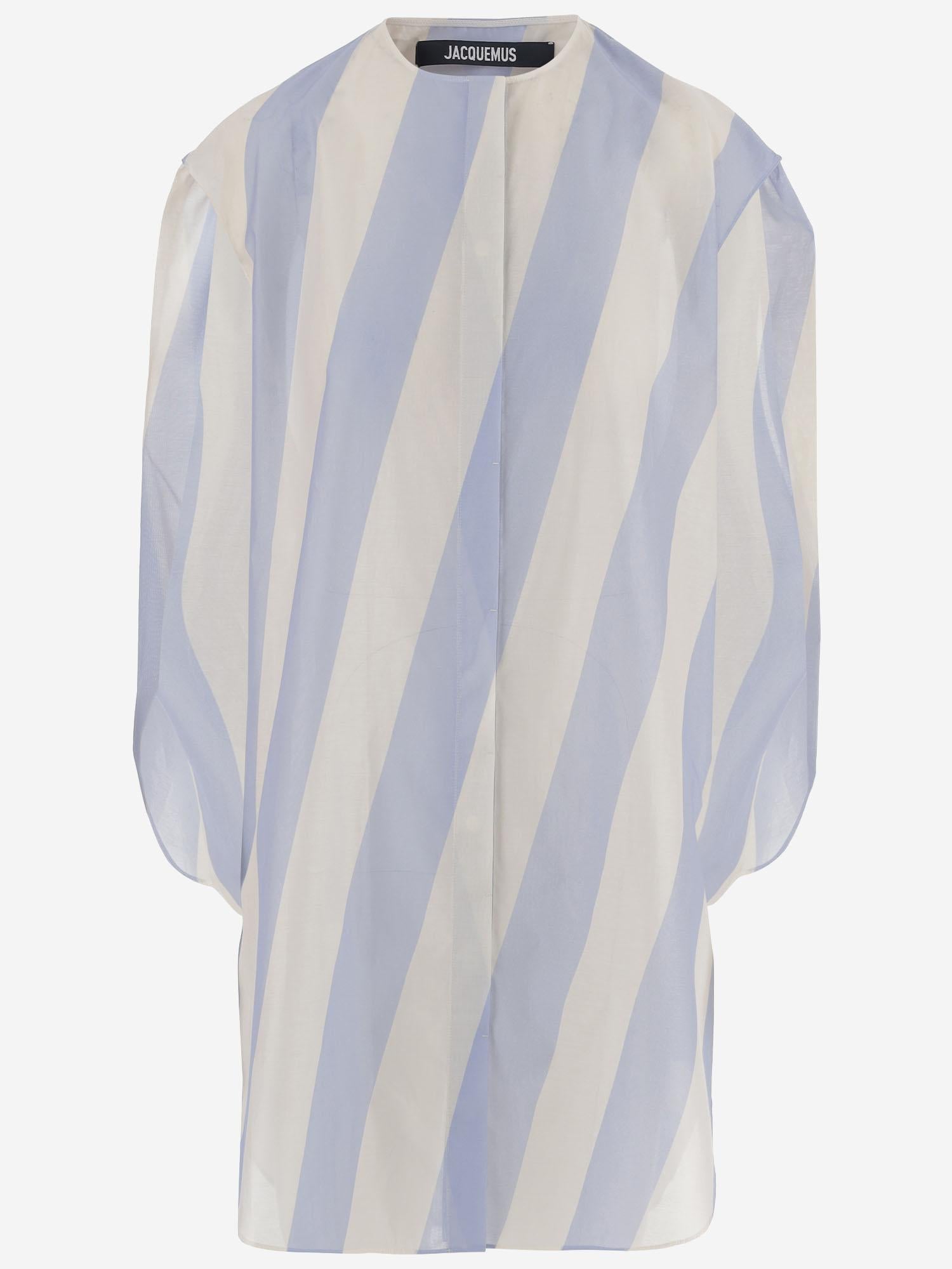 CAMICIA IN COTONE CON MOTIVO A RIGHE DRW00759AW00759 3FT JACQUEMUS 