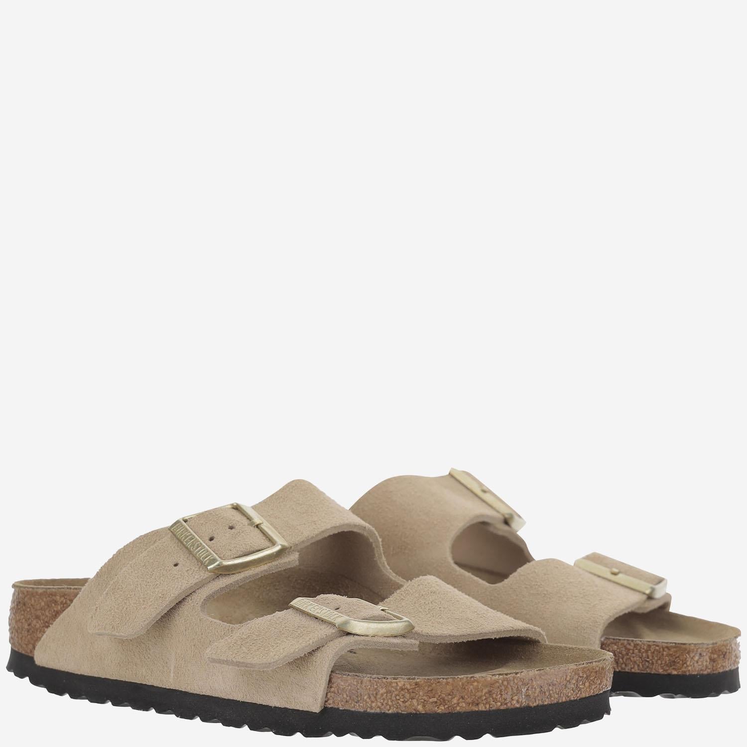 SANDALI ARIZONA IN PELLE SCAMOSCIATA 1029260 SANDCASTLE BIRKENSTOCK 