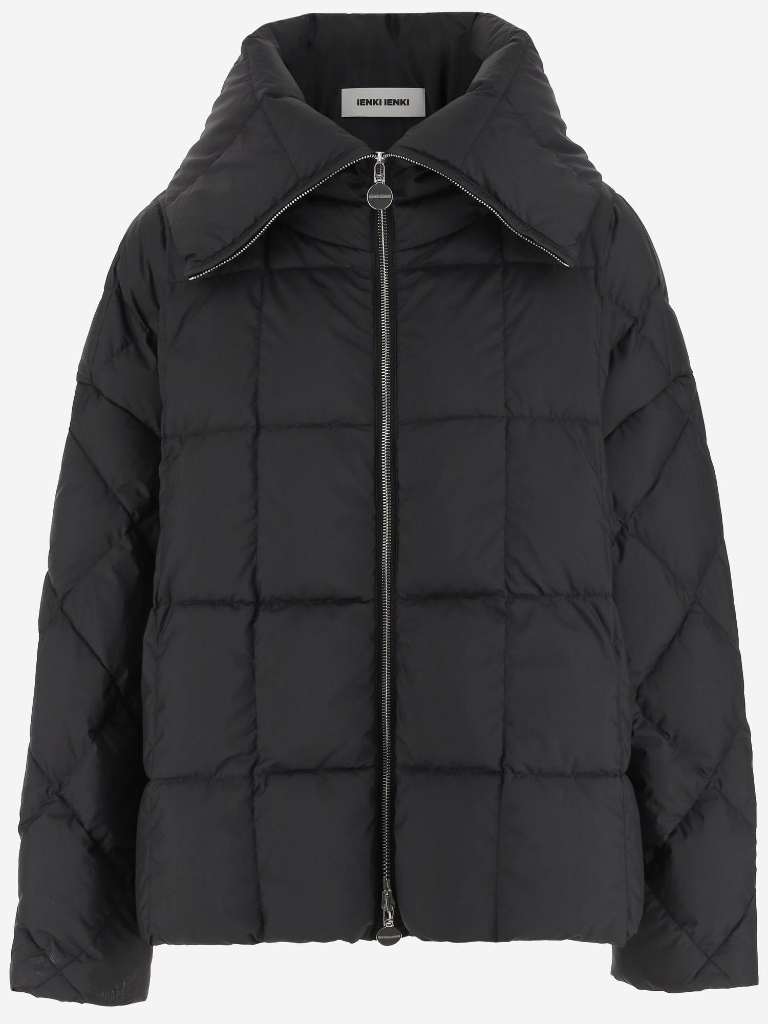 PIUMINO IMBOTTITO IN NYLON COZY ARCO JACKET MICROBLACK IENKI IENKI 