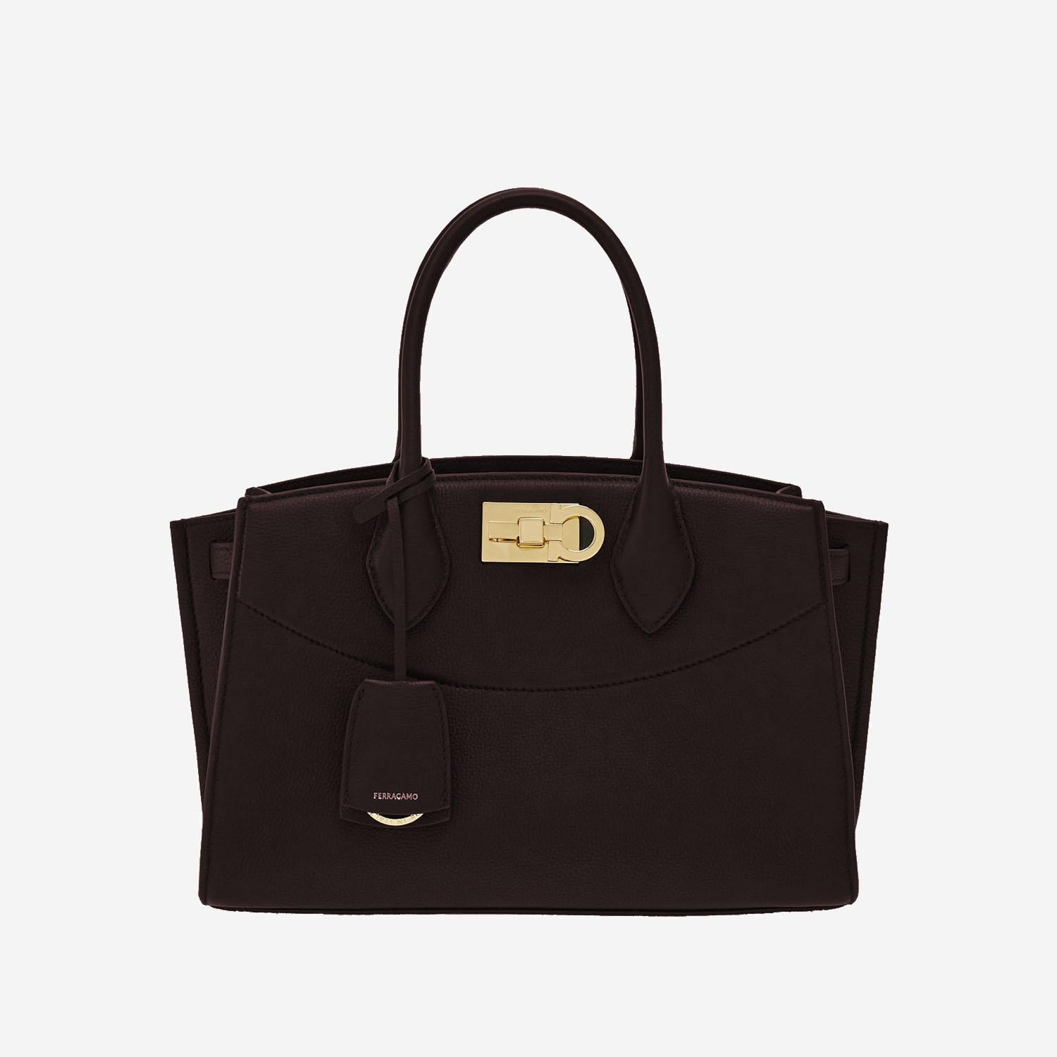 Borsa a mano in pelle martellata 21A112 002TESTADIMORO SALVATORE FERRAGAMO 