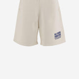 PANTALONI CORTI IN COTONE CON LOGO WCJSY0182 065 WILLY CHAVARRIA 