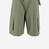 PANTALONI CORTI CARGO IN DENIM DI COTONE OM01405WW9026 0077 MAISON KITSUNE 