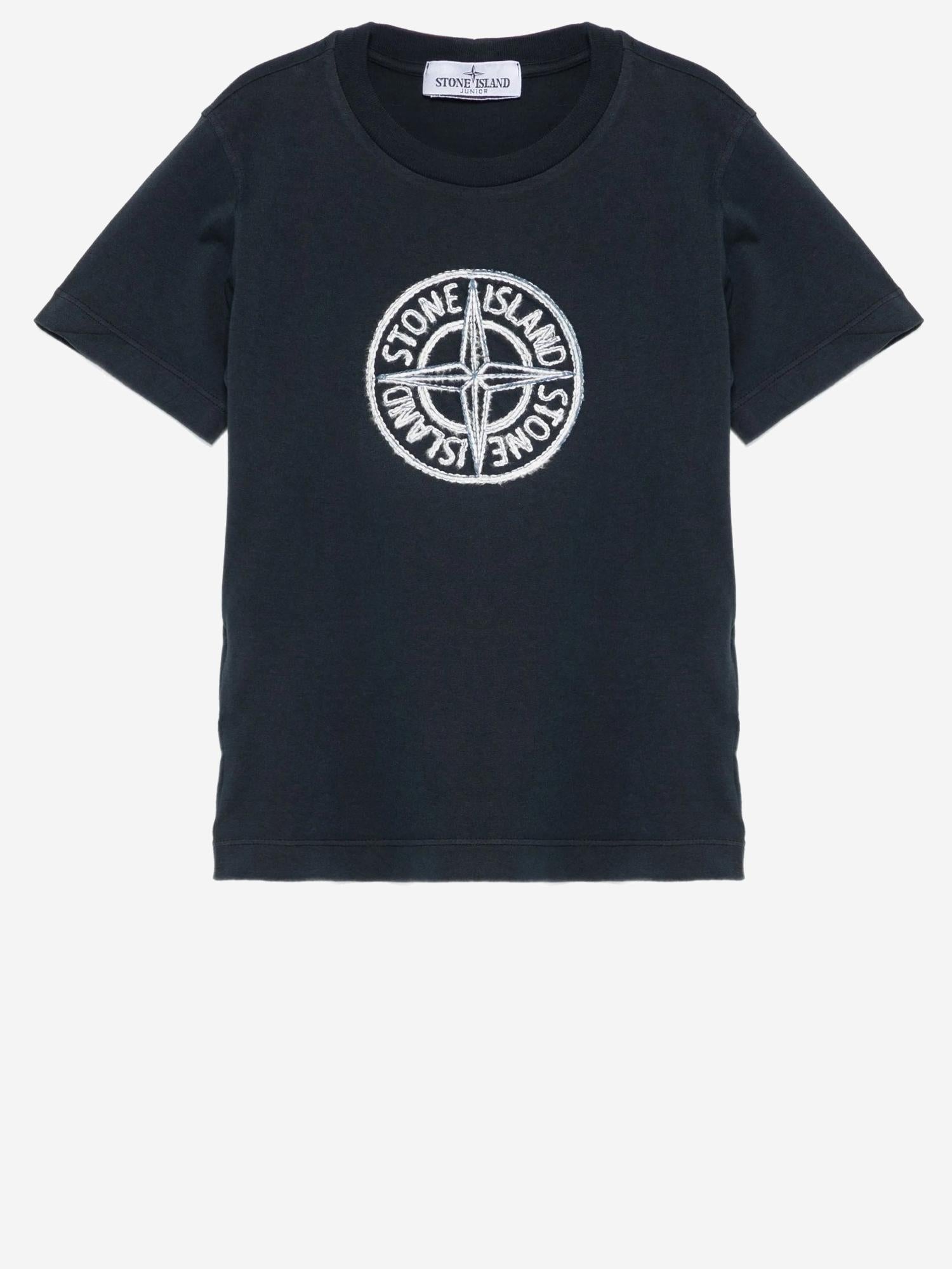 T-SHIRT IN COTONE CON LOGO 2100008 S0264V0020 STONE ISLAND KIDS 