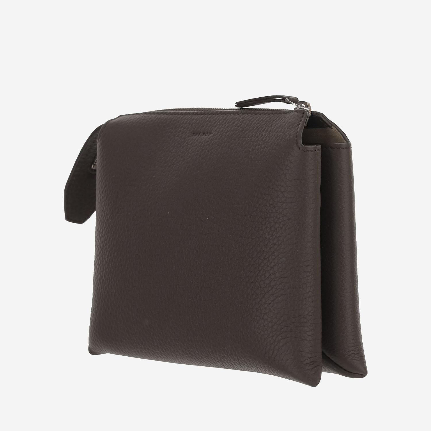 borsa a tracolla Nu Mini Twin in pelle martellata W1236L129 DEOS THE ROW 