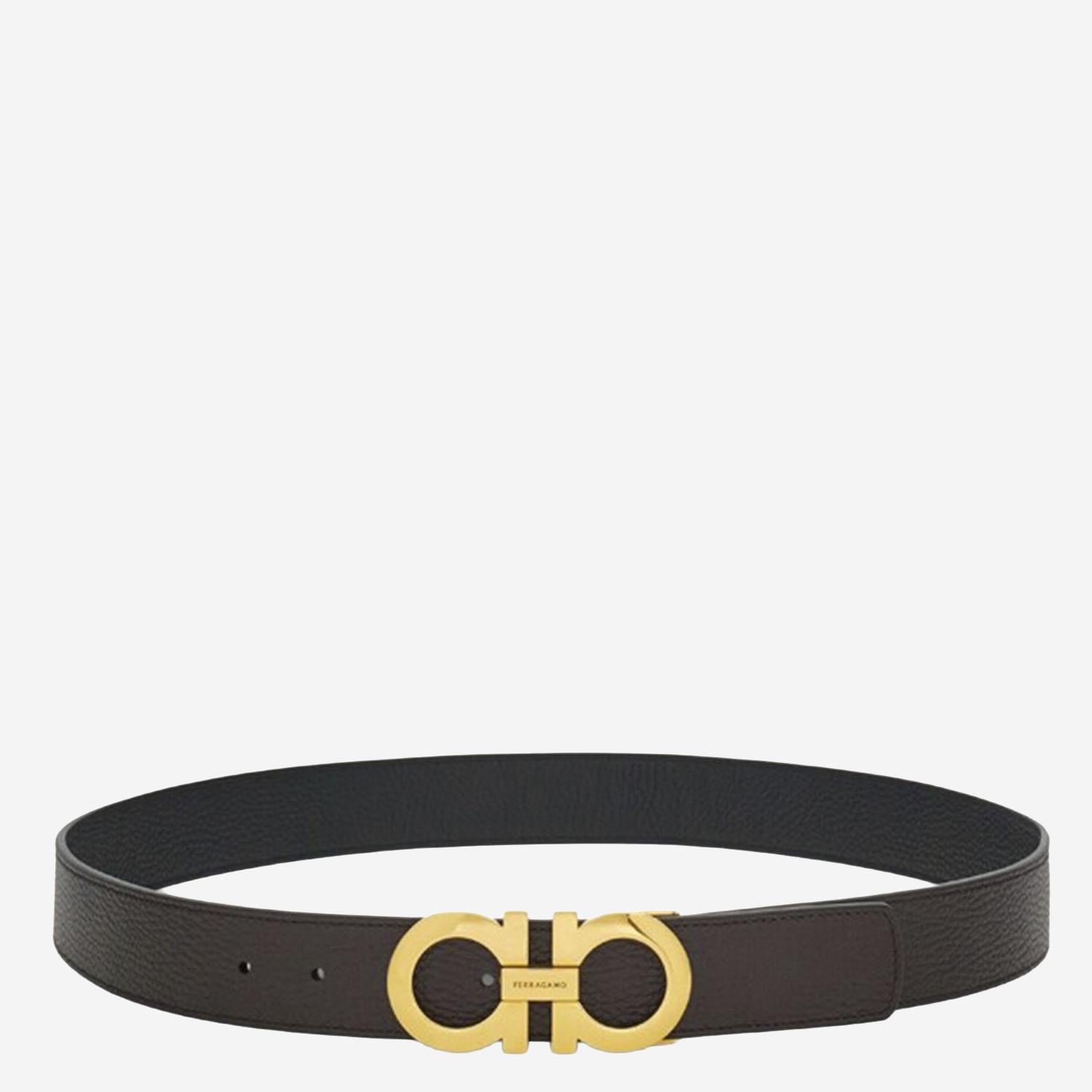 CINTURA GANCINI REVERSIBILE 23A564 745TESTADIMORO SALVATORE FERRAGAMO 
