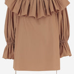 TOP IN COTONE CON VOLANT CH26UH101144 26U CHLOE 