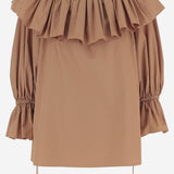 TOP IN COTONE CON VOLANT CH26UH101144 26U CHLOE 
