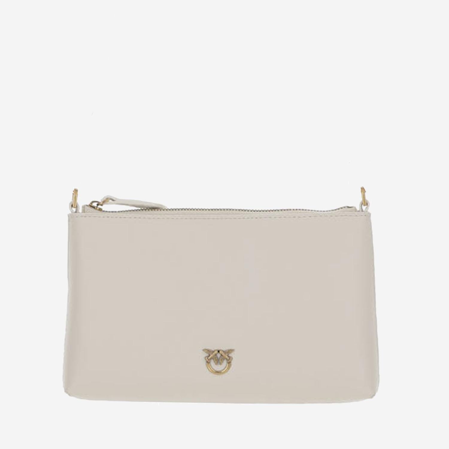 POCHETTE IN PELLE CON LOGO 104277 A0F1Z14Q PINKO 