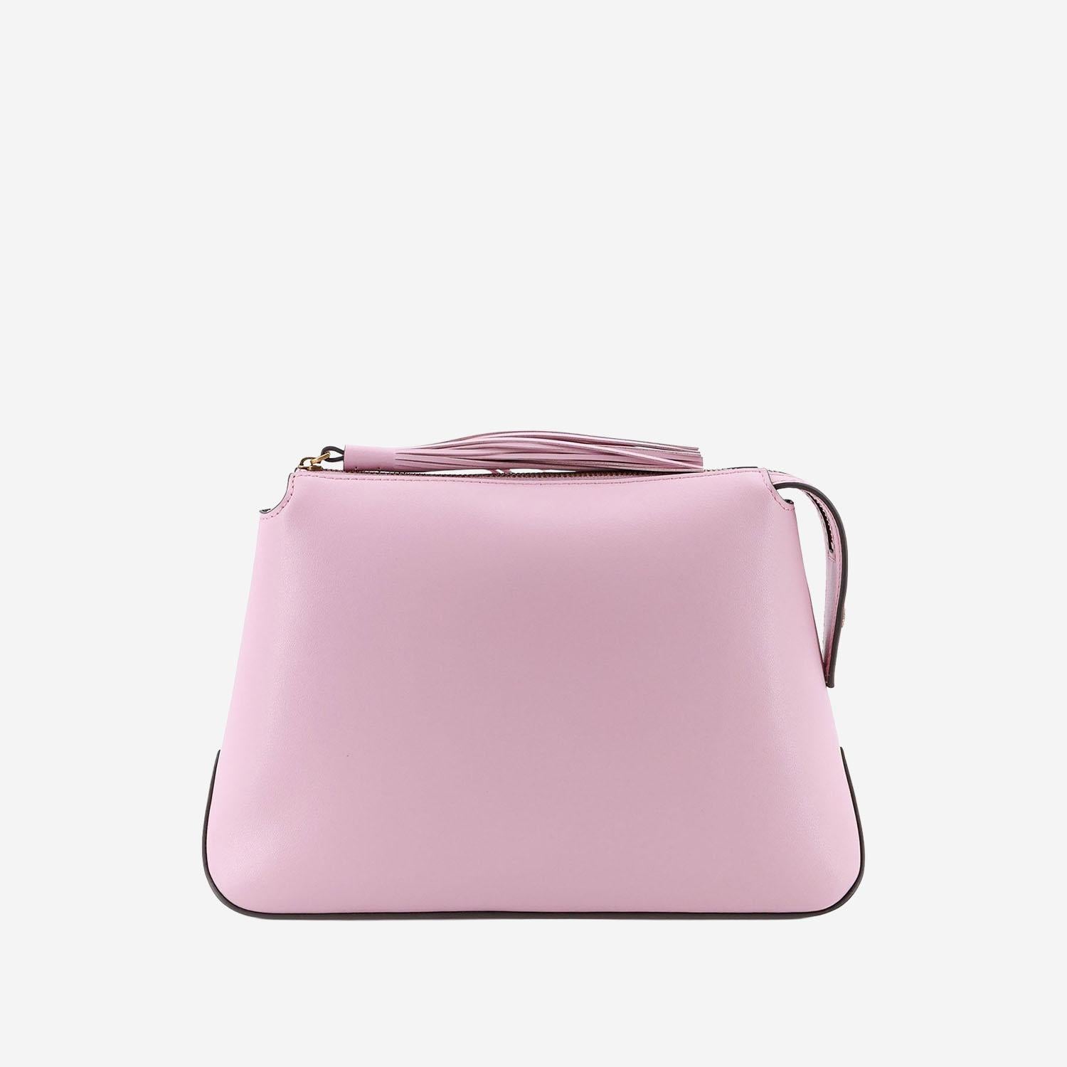 BEAUTY CASE IN PELLE CON LOGO 106376 A0QOP26Q PINKO 