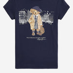 T-shirt in cotone con stampa 313979033 001 POLO RALPH LAUREN KIDS 